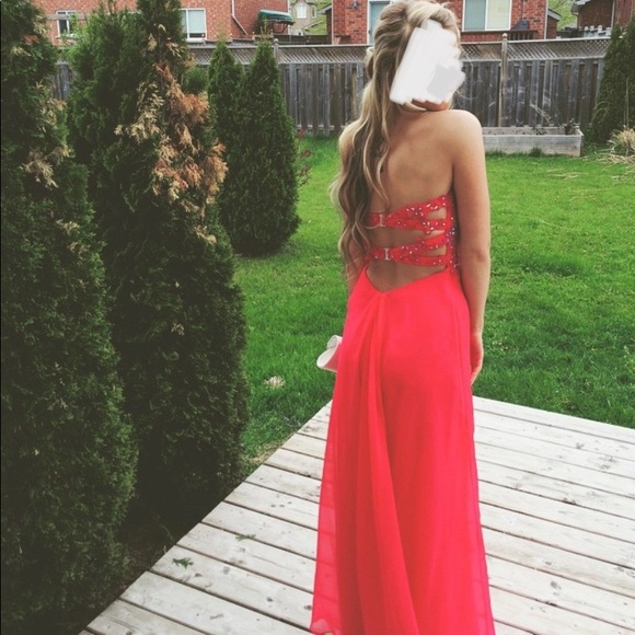 Strapless Prom Dress - Picture 3 of 4